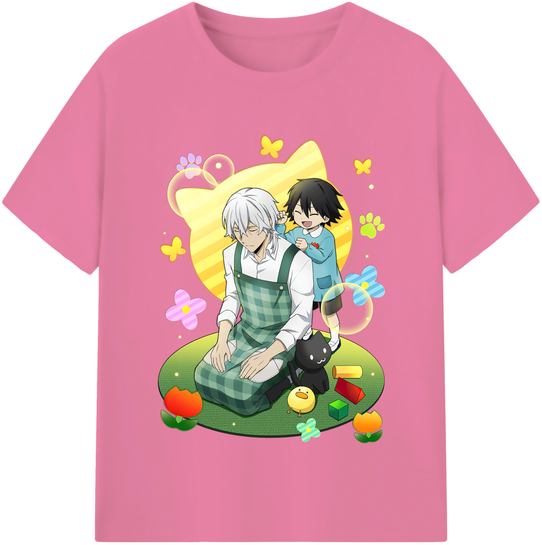 （画像用） 文豪ストレイドッグス Bungo Stray Dogs 綿100％半袖Tシャツ（フロントプリント）